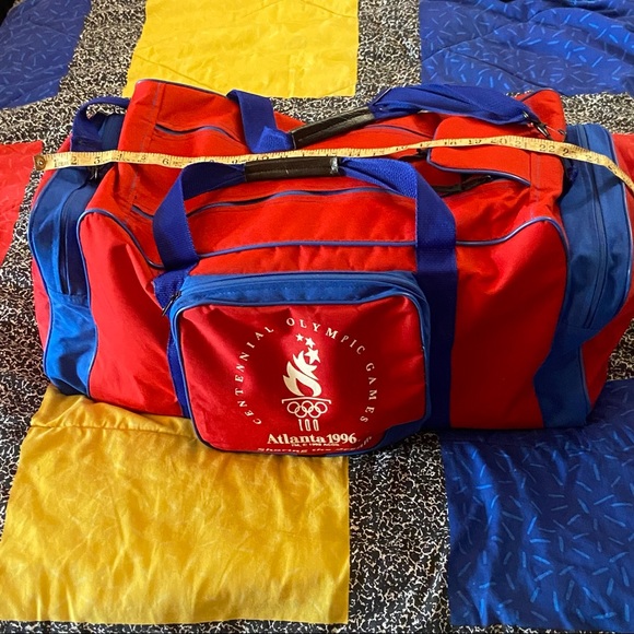 Official 1996 ATLANTA GAMES Olympic Duffel Bag Sponsored by Coca-Cola - Picture 5 of 15